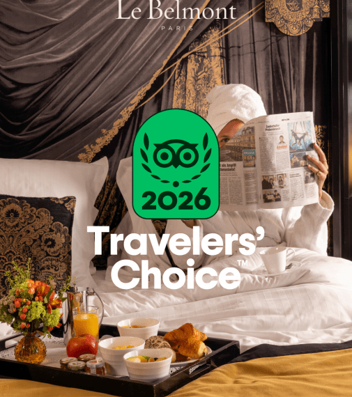 Hôtel Le Belmont Paris récompensé par le Travellers’ Choice Award 2026